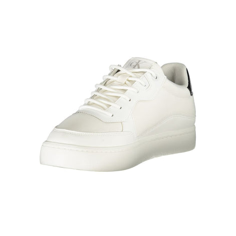 Calvin Klein White Polyester Men Sneaker Calvin Klein