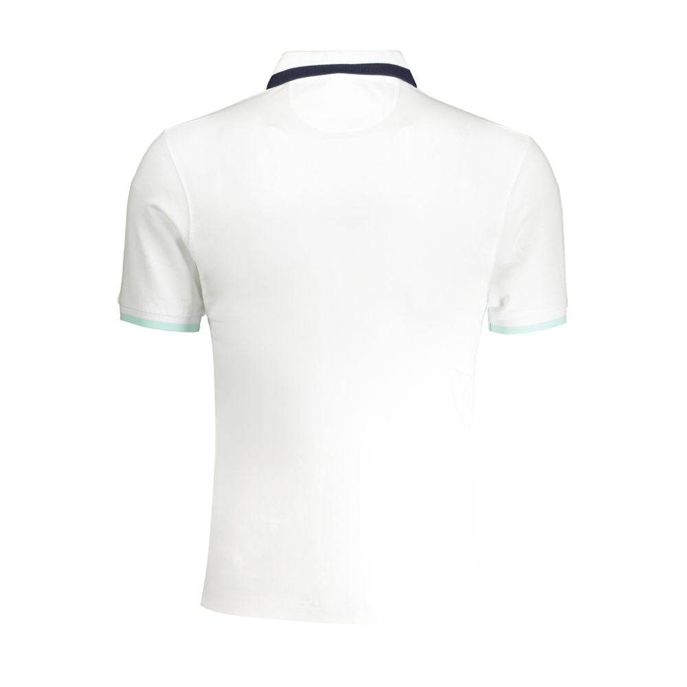 La Martina White Cotton Men's Polo Shirt La Martina
