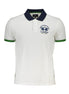 La Martina White Cotton Men Polo Shirt La Martina