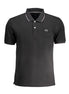 La Martina Black Cotton Men Polo Shirt La Martina