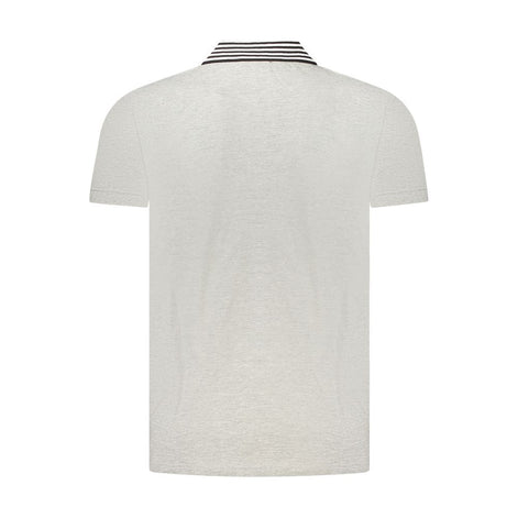 Cavalli Class Grigio Cotton Men Polo Cavalli Class