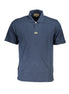 La Martina Blue Cotton Men Polo Shirt La Martina