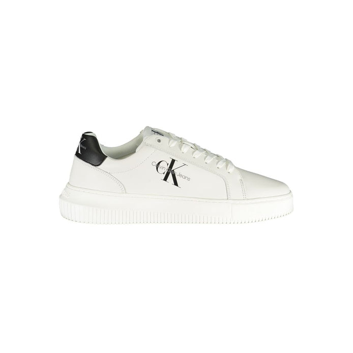 Calvin Klein White Polyester Athletic Sneakers Calvin Klein