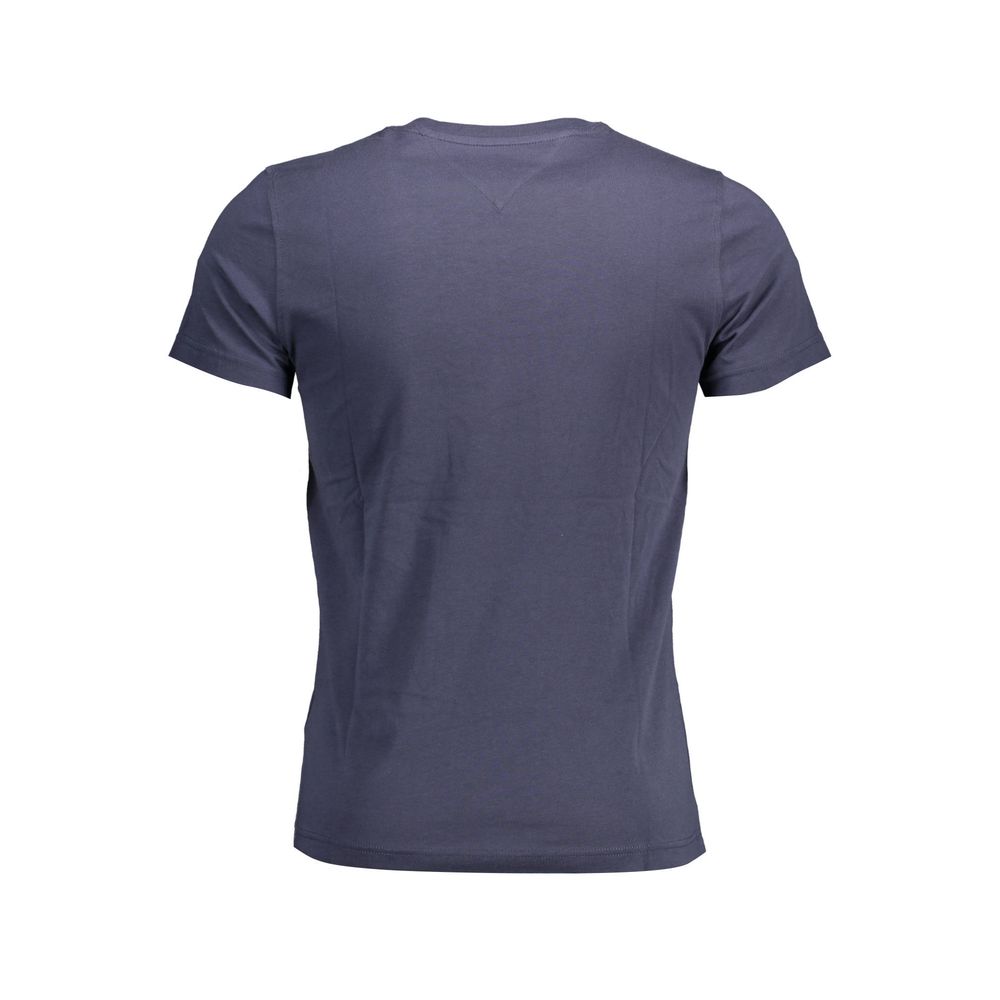 Tommy Hilfiger Blue Organic Cotton Men T-Shirt Tommy Hilfiger