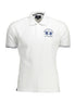 La Martina White Cotton Men Polo Shirt La Martina