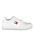 Tommy Hilfiger White Leather Men Sneaker Tommy Hilfiger