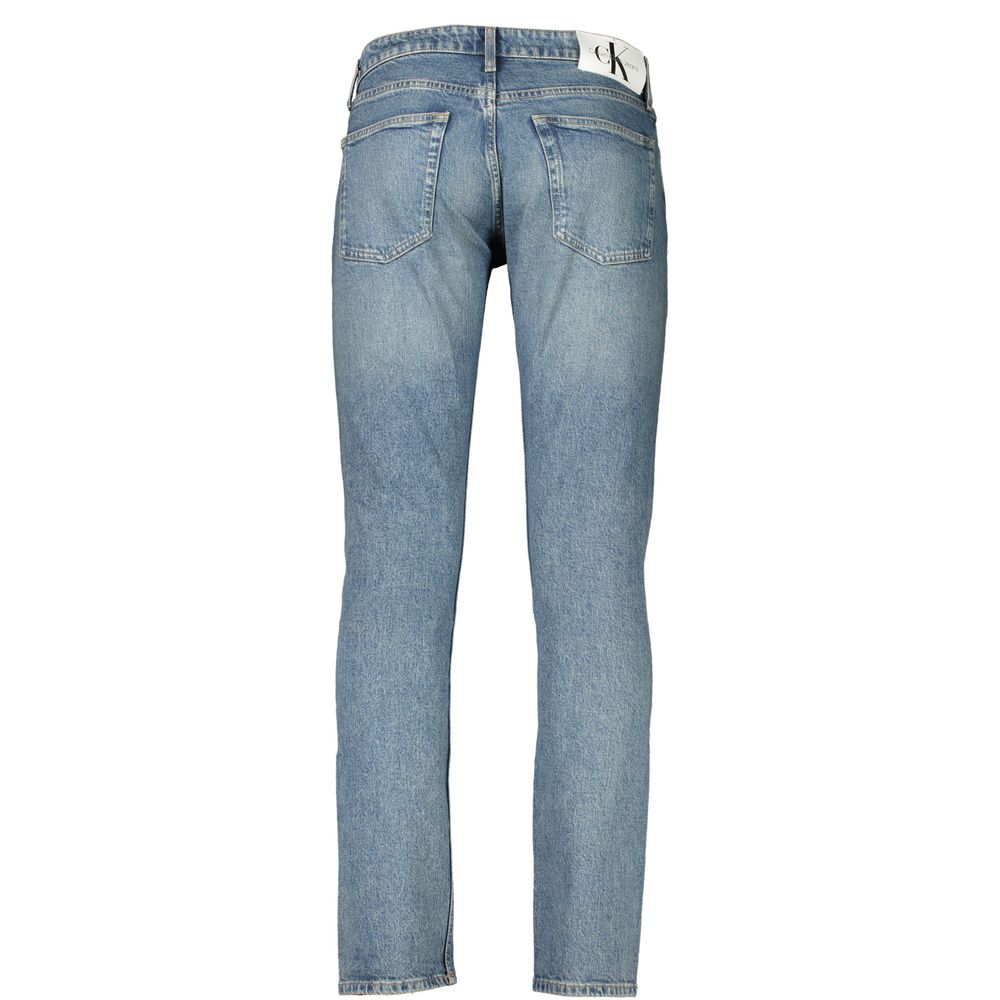 Calvin Klein Blu Cotton Men's Slim Jeans Calvin Klein