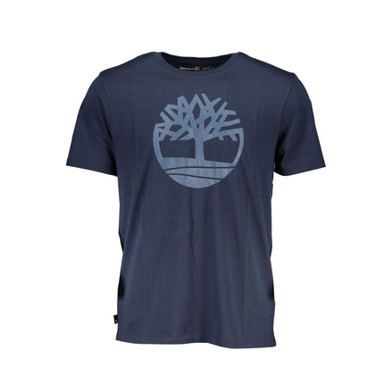 Timberland Blue Organic Cotton Men's T-Shirt Timberland