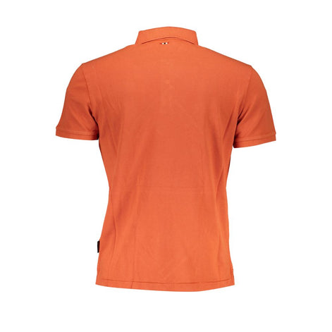 Napapijri Arancione Cotton Men Polo Napapijri