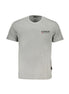 Napapijri Gray Organic Cotton Men's T-Shirt Napapijri