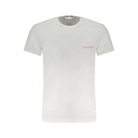 Trussardi White Cotton T-Shirt Trussardi