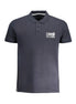 Cavalli Class Blu Cotton Men Polo Cavalli Class