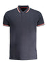 Cavalli Class Navy Cotton Men Polo Shirt Cavalli Class