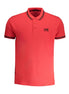Cavalli Class Red Cotton Mens Polo Shirt Cavalli Class