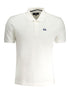 La Martina White Cotton Men Polo Shirt La Martina