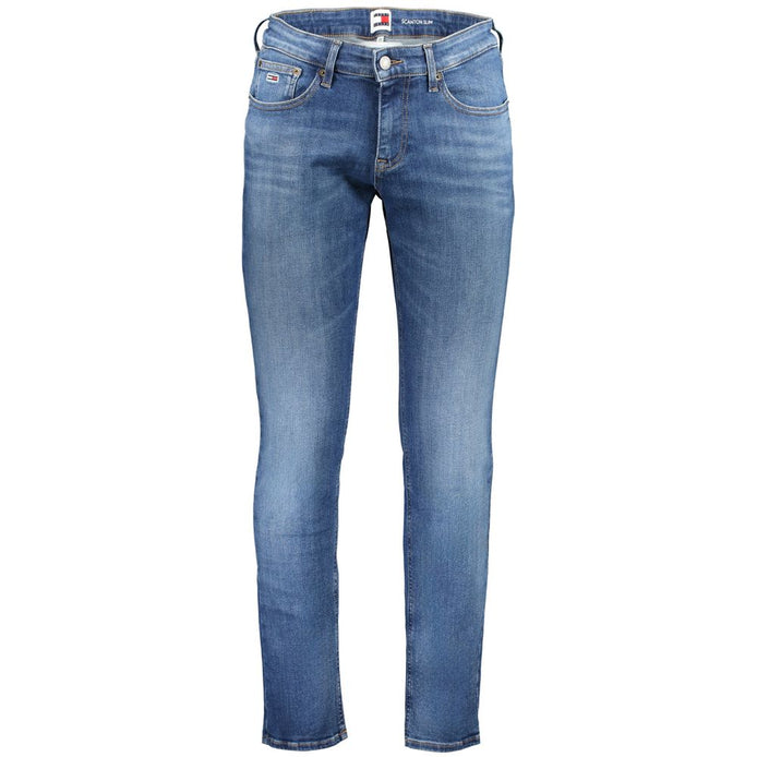 Tommy Hilfiger Blue Cotton Men Jeans Tommy Hilfiger