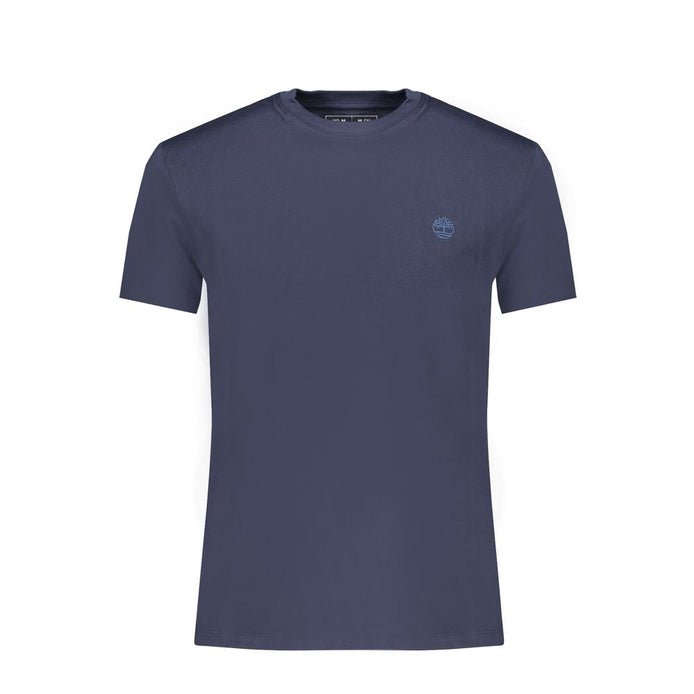 Timberland Blue Cotton Men's Slim-Fit T-Shirt Timberland