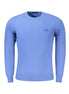 Cavalli Class Blu Viscosa Men Sweater Cavalli Class