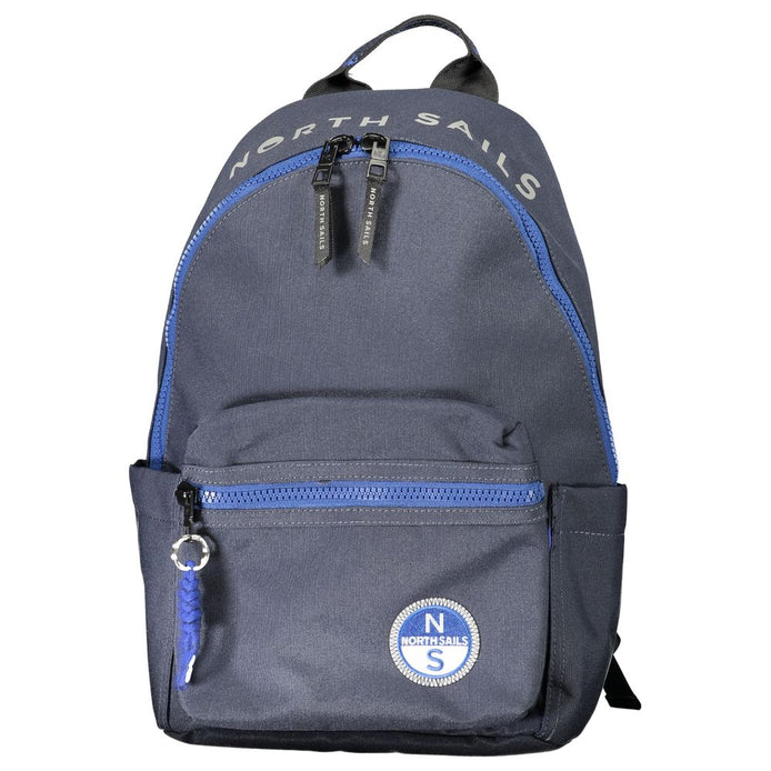 North Sails Blue Polyester Men Backpack North Sails