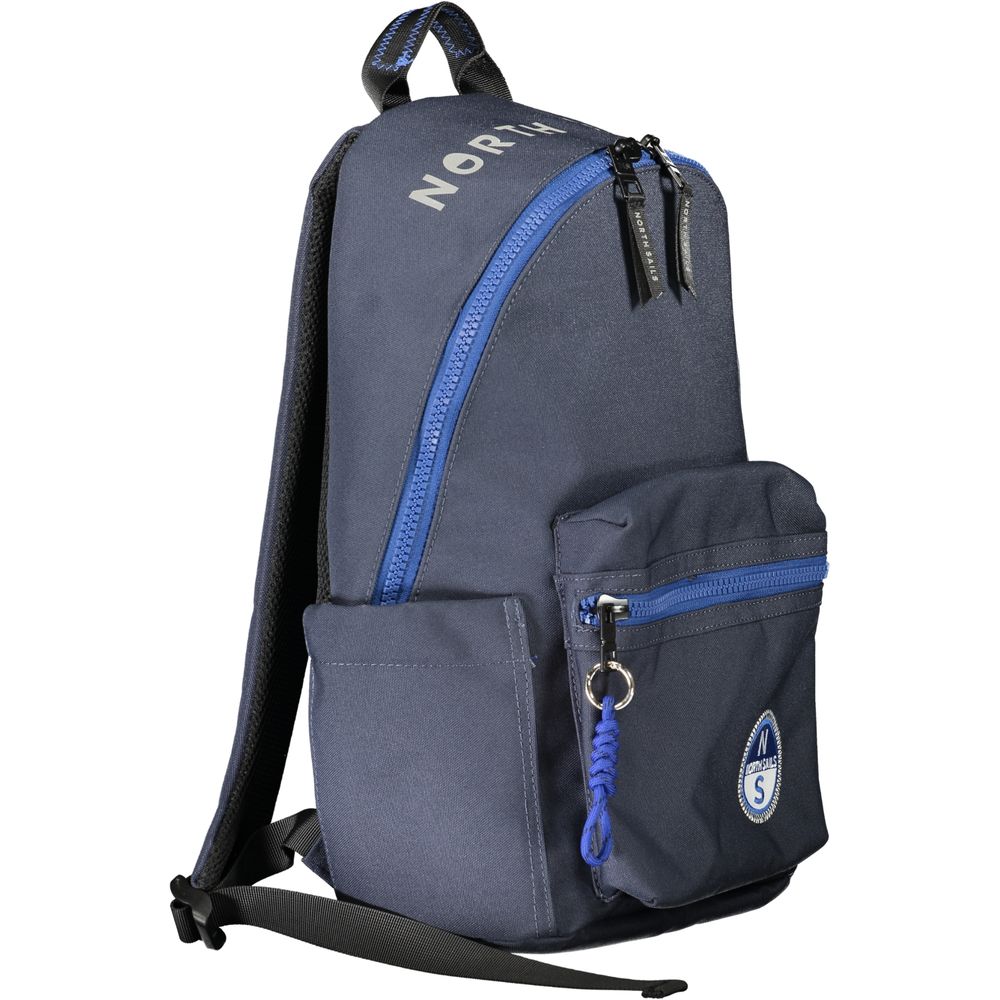 North Sails Blue Polyester Men Backpack North Sails