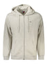 Tommy Hilfiger Grigio Cotton Men's Sweatshirt Hoodie Tommy Hilfiger
