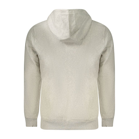 Tommy Hilfiger Grigio Cotton Men's Sweatshirt Hoodie Tommy Hilfiger
