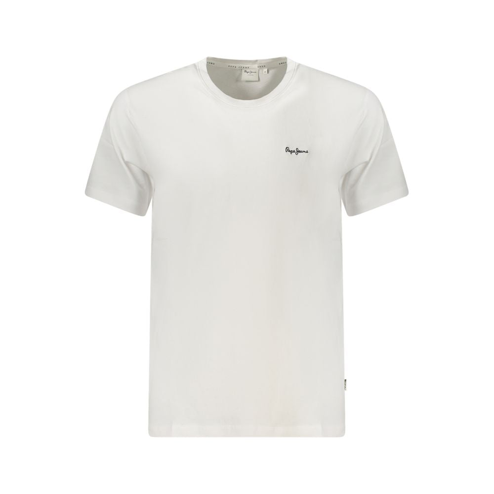 Pepe Jeans White Cotton Men's T-Shirt Pepe Jeans