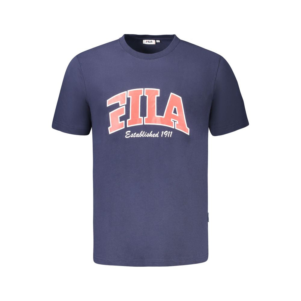Fila Blue Cotton Men T-Shirt Fila