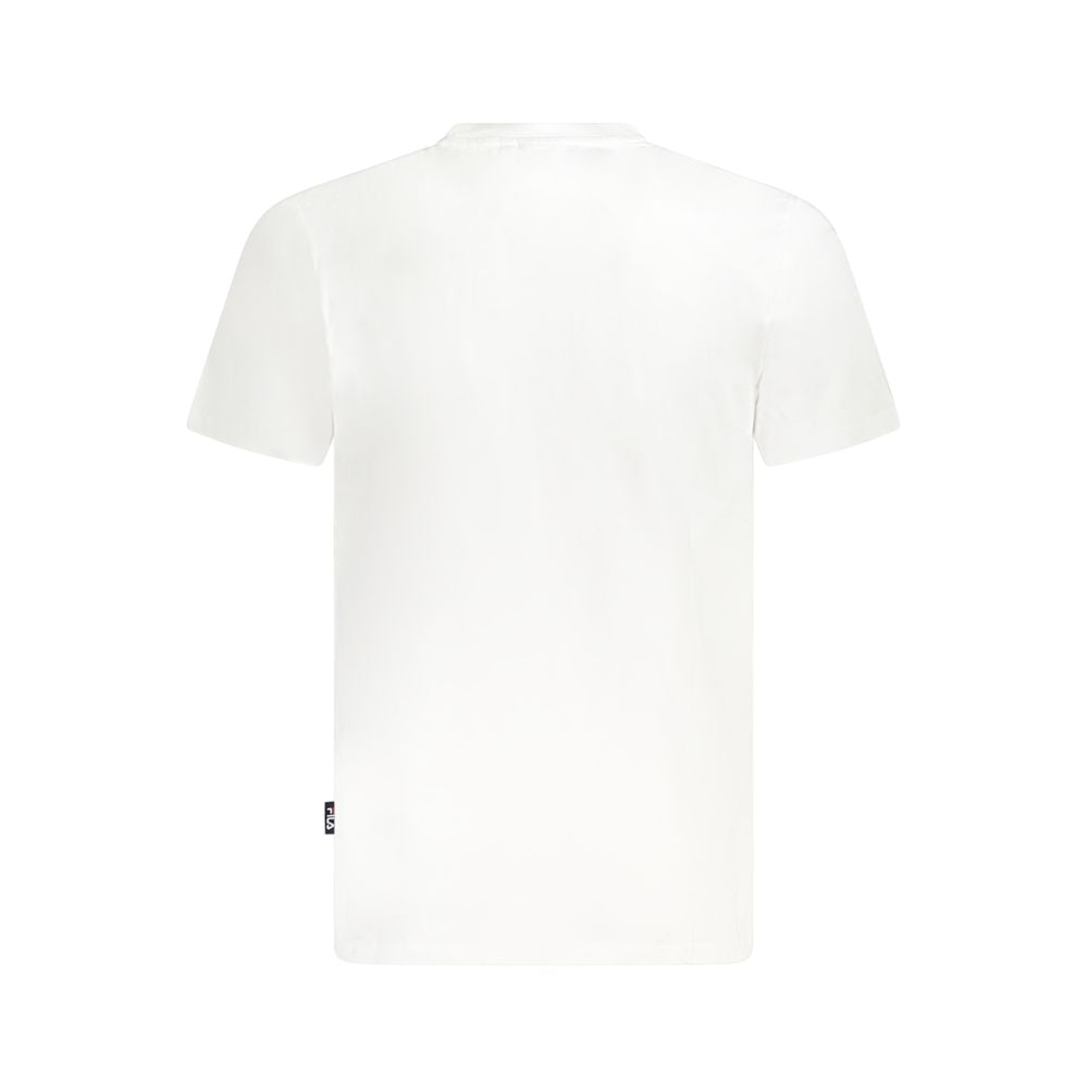Fila White Cotton Unisex T-Shirt Fila
