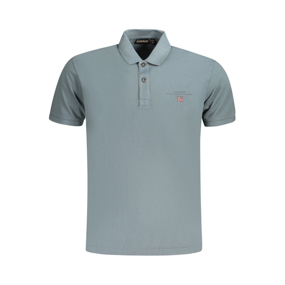 Napapijri Grigio Cotton Men Polo Napapijri
