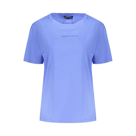 North Sails Blue Cotton Women T-Shirt North Sails