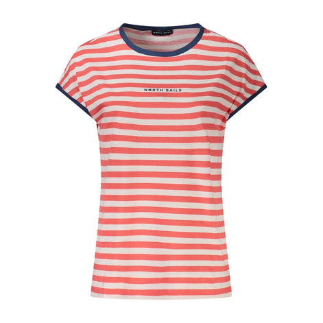 North Sails Red Cotton Women T-Shirt North Sails