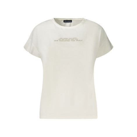 North Sails White Cotton Women T-Shirt North Sails