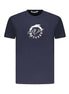 Trussardi Blue Cotton Men T-Shirt Trussardi