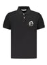 Trussardi Black Cotton Men Polo Shirt Trussardi