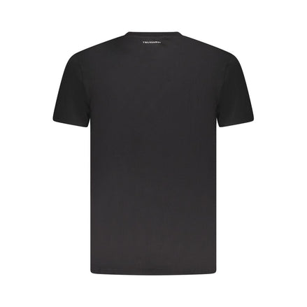 Trussardi Black Cotton Men T-Shirt Trussardi