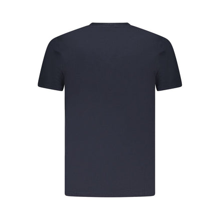 Cavalli Class Blue Cotton Men T-Shirt Cavalli Class