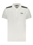 Cavalli Class White Cotton Men Polo Shirt Cavalli Class