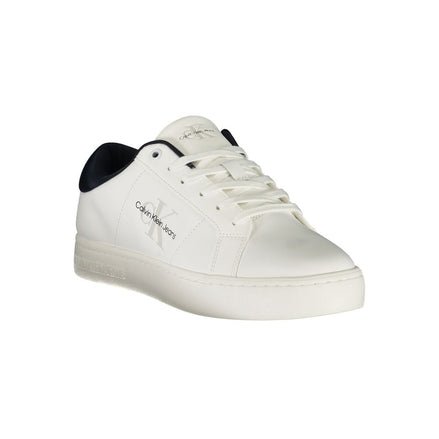 Calvin Klein White Leather Men Sneaker Calvin Klein