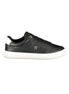 Tommy Hilfiger Black Leather Women Sneaker Tommy Hilfiger