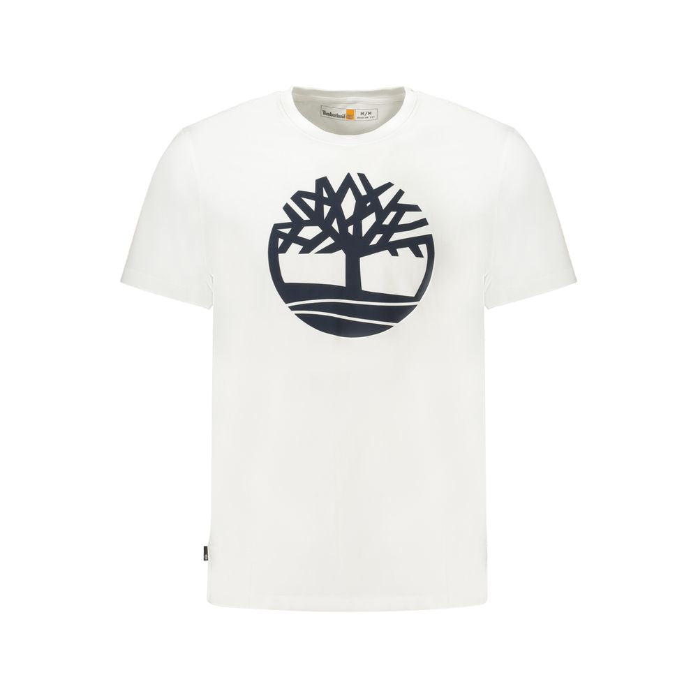 Timberland Bianco Cotton Men T-Shirt Timberland