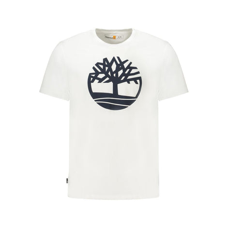 Timberland Bianco Cotton Men T-Shirt Timberland