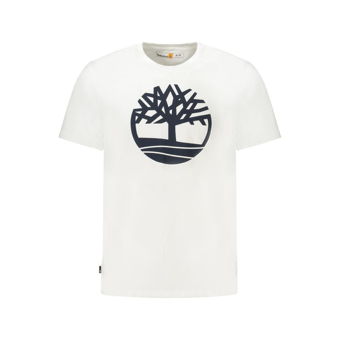 Timberland Bianco Cotton Men T-Shirt Timberland