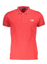Cavalli Class Red Cotton Men Polo Shirt Cavalli Class