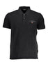 Napapijri Black Cotton Men Polo Shirt Napapijri