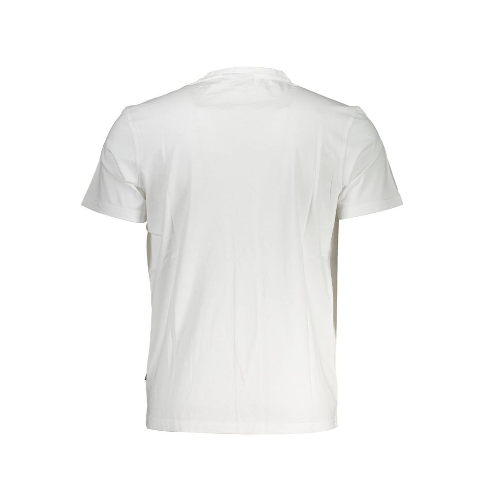 Napapijri Bianco Cotton Men T-Shirt Napapijri