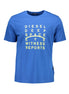 Diesel Blue Cotton Men T-Shirt Diesel