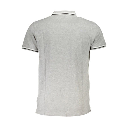 Cavalli Class Grigio Cotton Men Polo Cavalli Class