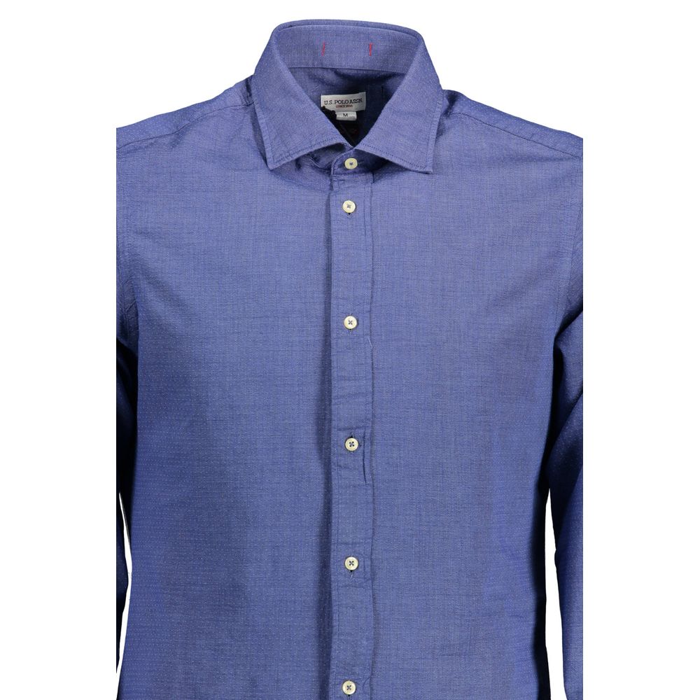 U.S. POLO ASSN. Blue Cotton Men's Shirt U.S. POLO ASSN.