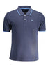 La Martina Blue Cotton Men Polo Shirt La Martina